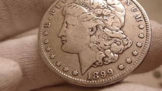 1899 O Morgan Silver Dollar Coin Review [upl. by Gilbert827]