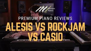 🎹Alesis Melody 61 vs RockJam RJ561 vs Casio LKS250 61Key Portable Keyboard Review amp Demo🎹 [upl. by Okiruy]