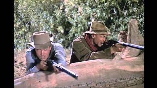 The Searchers 1959  Best Shootout Scene [upl. by Yrdnal]