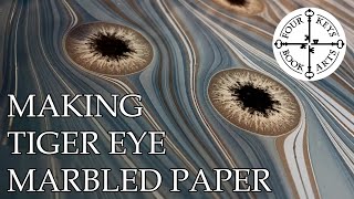 Making Tiger Eye Marbled Paper [upl. by Aer]