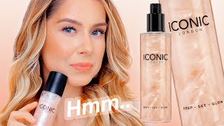 ICONIC LONDON Prep Set Glow SprayREVIEW [upl. by Auburta]