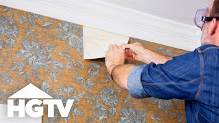 How to Remove Wallpaper  HGTV [upl. by Aneliram380]