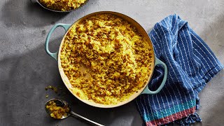 Pati Jinich  Rice with Lentils and Caramelized Onions [upl. by Hewart]