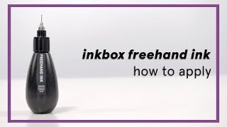 inkbox Freehand Ink  How To Apply [upl. by Gherardo34]