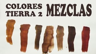 EL MARRÓN MEZCLAS EXACTAS COLORES TIERRA 22 [upl. by Akienat]