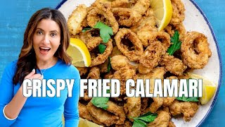 How to Make Crispy Fried Calamari Better Than Restaurants [upl. by Yrok997]