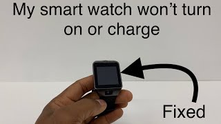 My Smart watch won’t turn on won’t charge screen completely black [upl. by Idissak863]