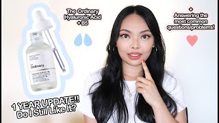 The Ordinary Hyaluronic Acid 2 B5  1 YEAR UPDATE REVIEW [upl. by Orlov]