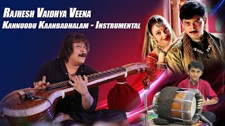 Rajhesh Vaidhya Veena  Kannuodu Kaanbadhalam  Instrumental  Tamil Film Super hit Songs [upl. by Zipah]