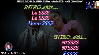 Tumse Milna Baatein Karna Karaoke With Scrolling Lyrics Eng amp हिंदी [upl. by Zarger]