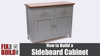 DIY Sideboard Cabinet  How to Build [upl. by Kin]