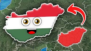 Hungary  Geography Regions and Counties  Countries of the World [upl. by Annahsed]