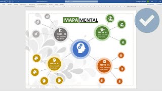 COMO CREAR UN MAPA MENTAL EN WORD [upl. by Nnahtebazile753]