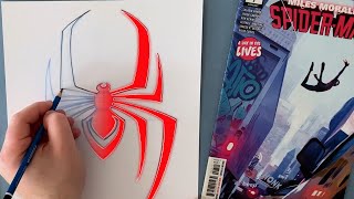 You Can Draw the Miles Morales Symbol  Marvel DRAW [upl. by Higinbotham]