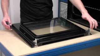 How To Replace The Door Glass On An Oven [upl. by Ulund]