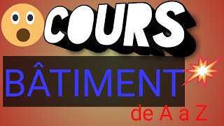 genie civilcours batiment complet de A a Z [upl. by Hopfinger408]