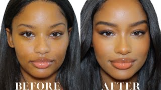 EASYBEGINNER EVERYDAYMAKEUP ONLY USING DRUGSTORE PRODUCTS  A quotYOU BUT BETTERquot MAKEUP TUTORIAL [upl. by Thorncombe135]