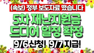 5차 재난지원금 25만원신청방법 지급일 신청일 사용처 [upl. by Thirza]