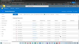 SP HR Employee Management on SharePoint  Microsoft Teams [upl. by Lesser]