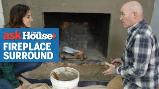 How to Stone Veneer a Fireplace  Ask This Old House [upl. by Eimile595]