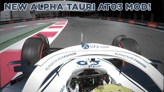 New Alpha Tauri AT03 Mod For Assetto Corsa [upl. by Anayeek]