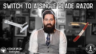 Cartridge Razor vs Safety Razor  Straight Razor Why you should switch to a Single Blade Razor [upl. by Nodal]