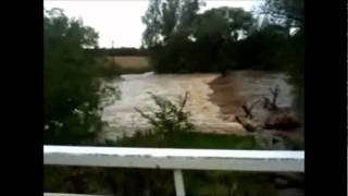 Haddington river Tyne flooding [upl. by Stilwell]