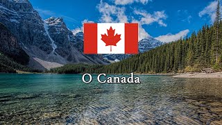 National Anthem of Canada  O Canada  PRE 2018 LYRICS [upl. by Zantos]