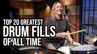 TOP 20 DRUM FILLS OF ALL TIME [upl. by Mchugh]