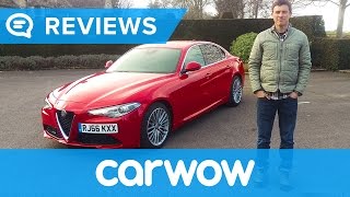 Alfa Romeo Giulia 2018 saloon indepth review  Mat Watson Reviews [upl. by Elatsyrc513]