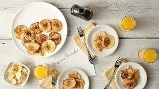 BananaFilled Pancakes Martha Stewart [upl. by Uriisa280]