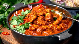 Chicken Madras  A Homemade Spicy Curry [upl. by Einner85]