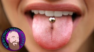 All About My Tongue Web Piercing [upl. by Ardnuassac]