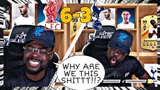 Expressions Oozings HEARTBROKEN live reaction to Liverpools 63 WHOOPING of Tottenham [upl. by Zilber]