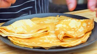 Naleśniki delikatne i chrupiące   Tasty Crepes Recipe Oddaszfartucha [upl. by Xever]