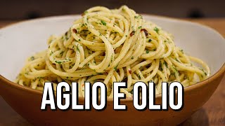 Spaghetti Aglio E Olio  Garlic And Oil Pasta Recipe [upl. by Ylim]