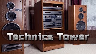 Stereo Components of Technics Tower [upl. by Yatnuhs]