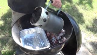 How To Set Up A Charcoal Grill For Smoking [upl. by Refennej251]