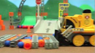 Rokenbok Remote Control Dozer and Recycle Center [upl. by Rolfston40]