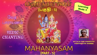 MAHANYASAM  PART  5  Learning Mode [upl. by Otnas63]