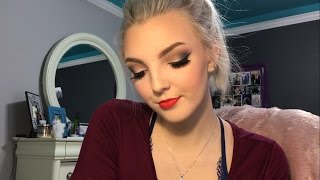 Dance Competition Stage Makeup Full Face Tutorial [upl. by Chelsie]