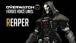 Overwatch  Reaper All Voice Lines [upl. by Dulcea799]