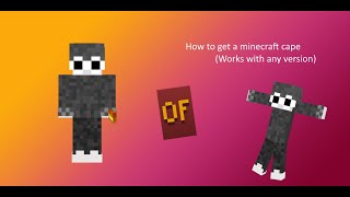 How to get a cape in Minecraft java edition works with any version [upl. by Pyle924]