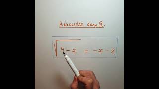 Equation avec racine carrée  MATHS LYCEE [upl. by Aivuy]