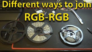 5 Different Ways to connect your RGB Light Strip NO SOLDERING [upl. by Aimerej513]