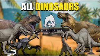 ALL DINOSAURS IN THE ISLE EVRIMA [upl. by Kyd]