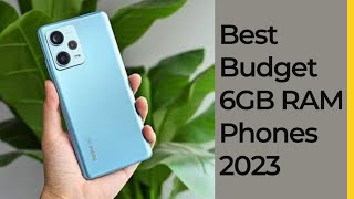 Top 5 Best Budget 6GB RAM Phones 2023 [upl. by Yarised]