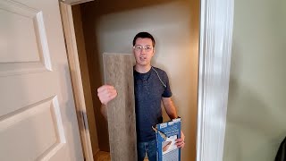 Part 1 DIY Install a Laminate Floor in a bathroom [upl. by Clardy]