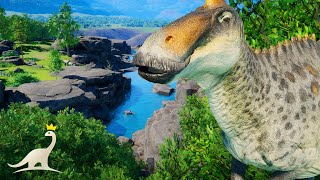 Dinosaur Valley Large Edmontosaurus Habitat  Prehistoric Kingdom Park Build Alpha [upl. by Ennovad185]