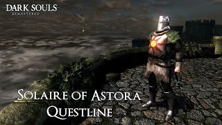 Dark Souls Remastered  Solaire of Astora Questline Both Endings [upl. by Rebliw]